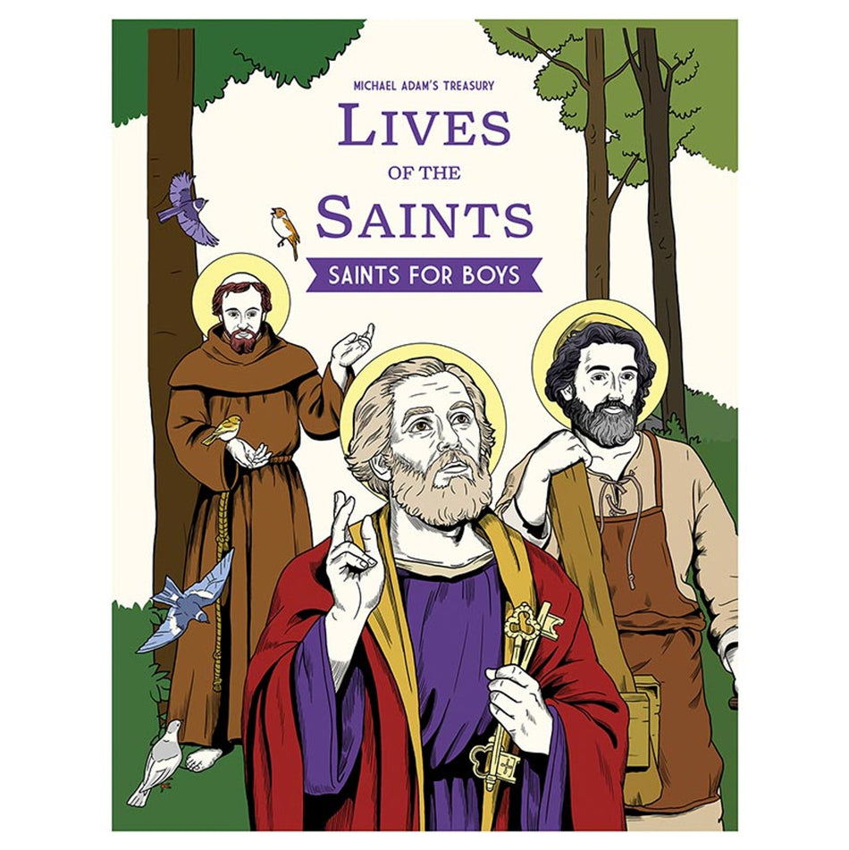 Michael Adams Best Loved Saints Coloring Book | 48 Pages | Pack of 12