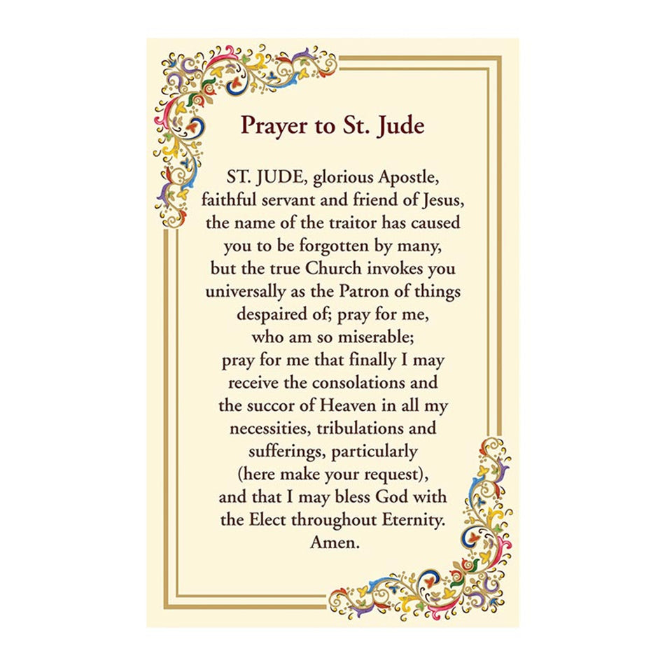 Suscipe Prayer Florentine Holy Card | 25 pack