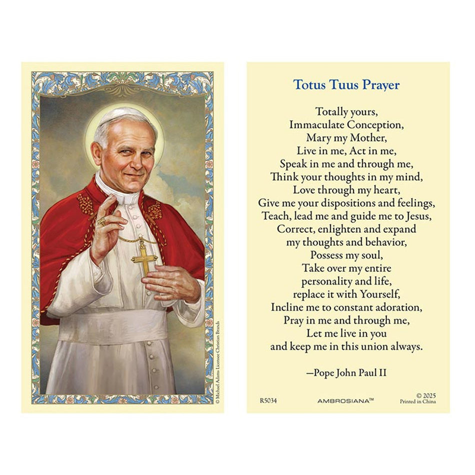 Saint John Paul II Holy Card | 25 pack