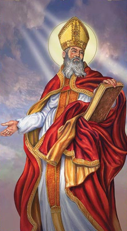 Saint Augustine of Hippo Holy Card | 25 pack