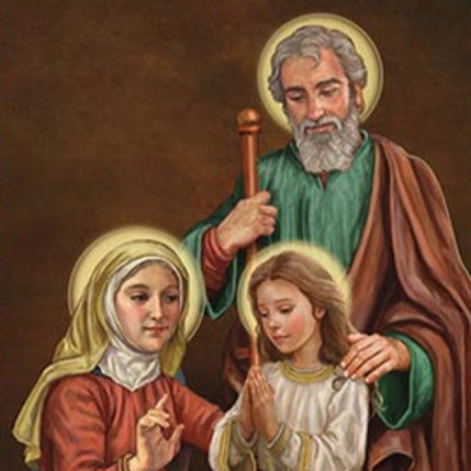 Saints Anne & Joachim Holy Card | 25 pack