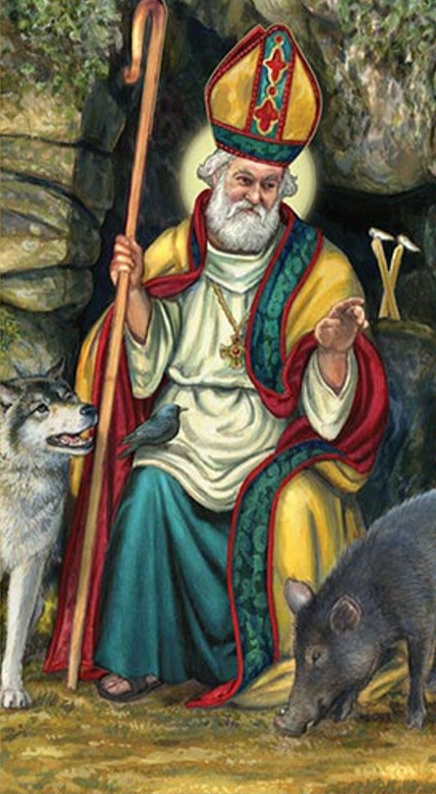 Saint Blaise Holy Card | 25 pack