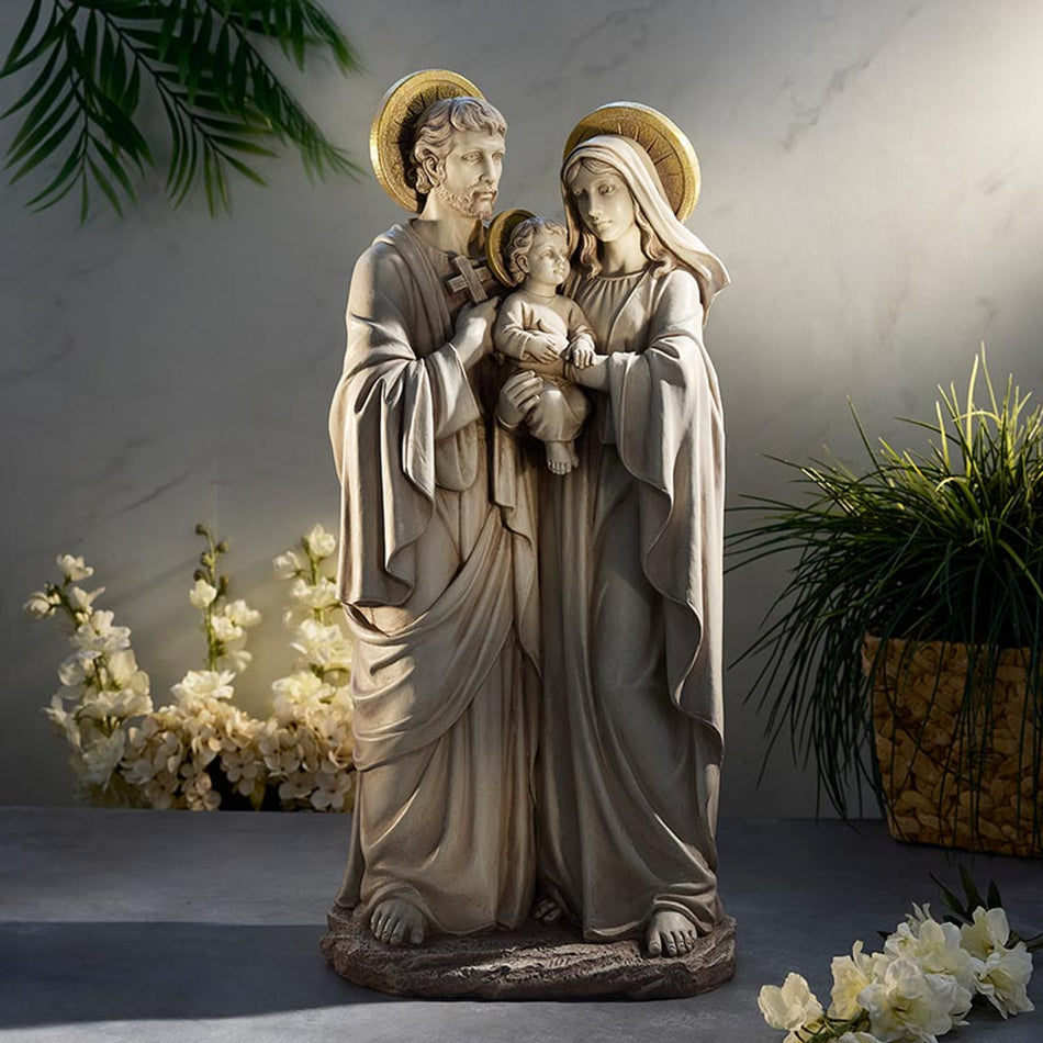 Holy Family Garden Statue | Resin | 25.5" Tall