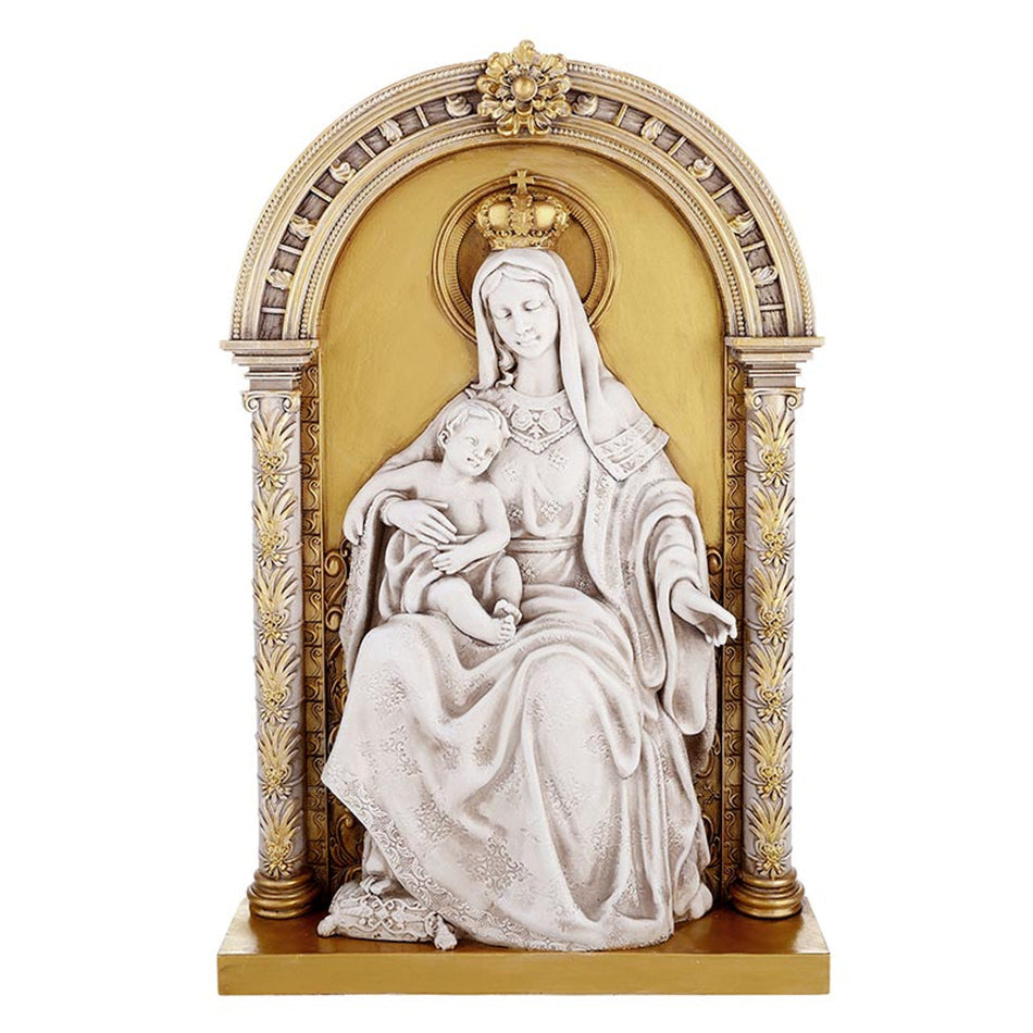 Mother of Good Counsel Statue | Madonna & Child | Resin | 14.25" Tall
