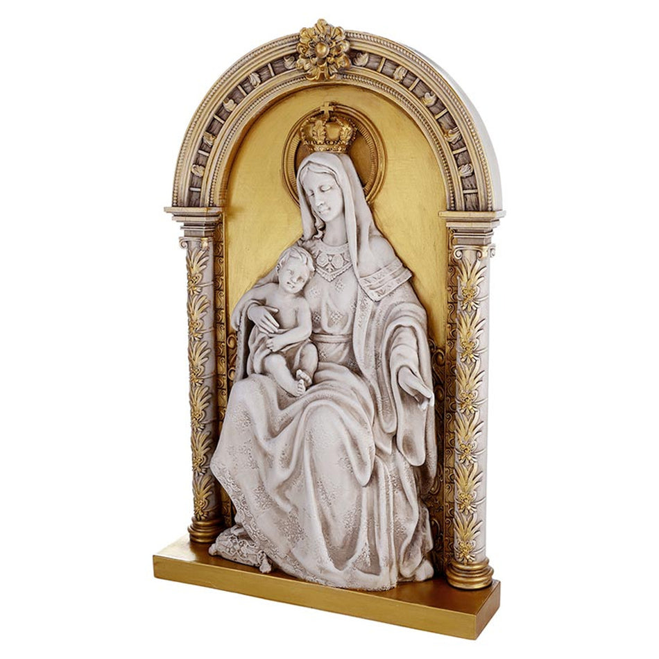 Mother of Good Counsel Statue | Madonna & Child | Resin | 14.25" Tall