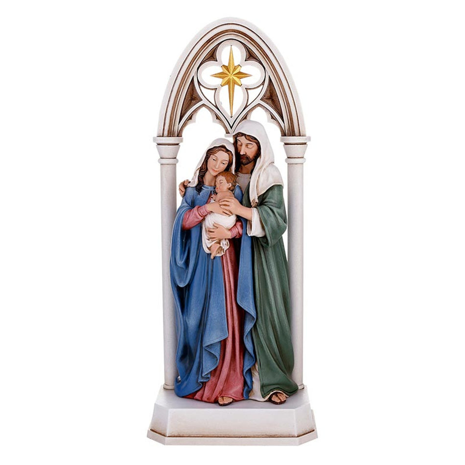 Bethlehem Nativity Statue | Holy Family | Resin | 12" Tall