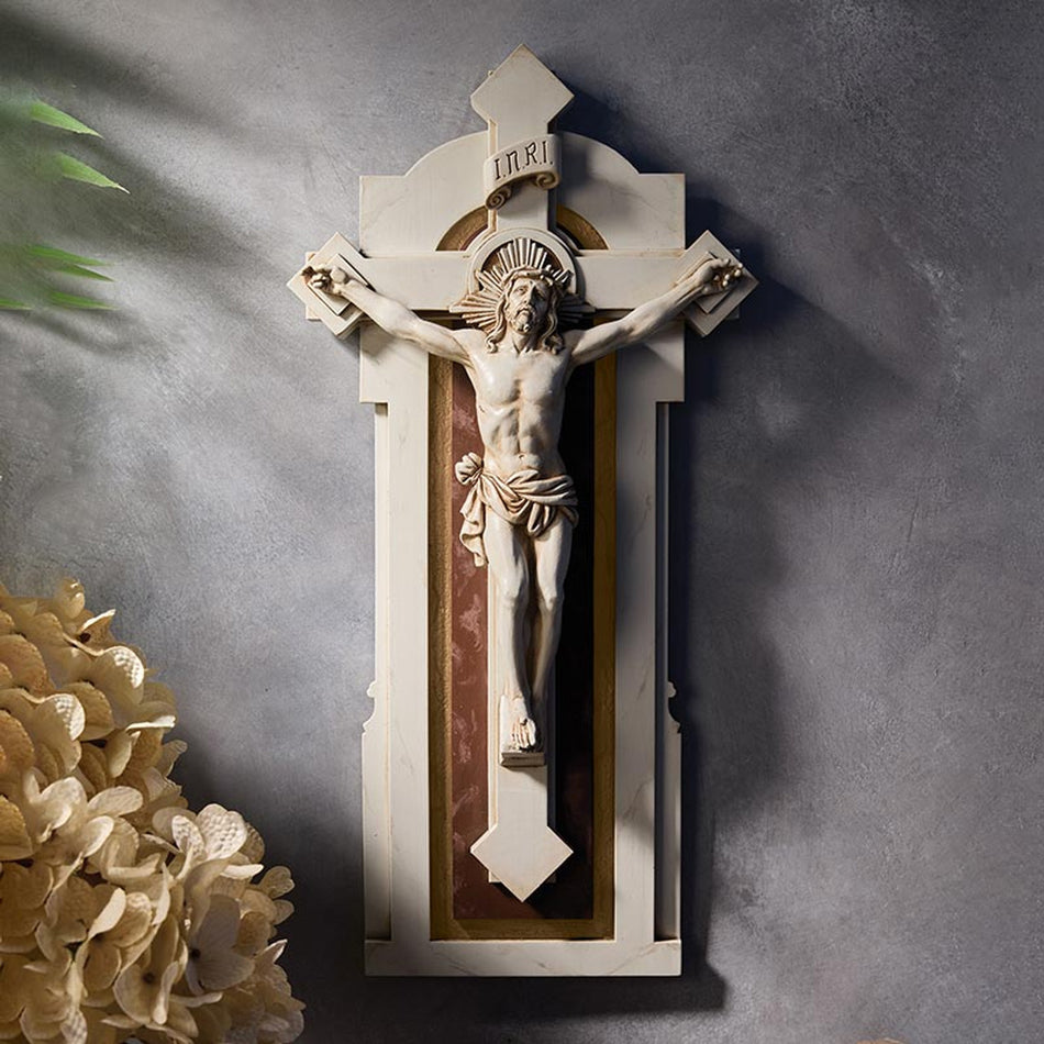Crucifix | Resin | 14.25" Tall