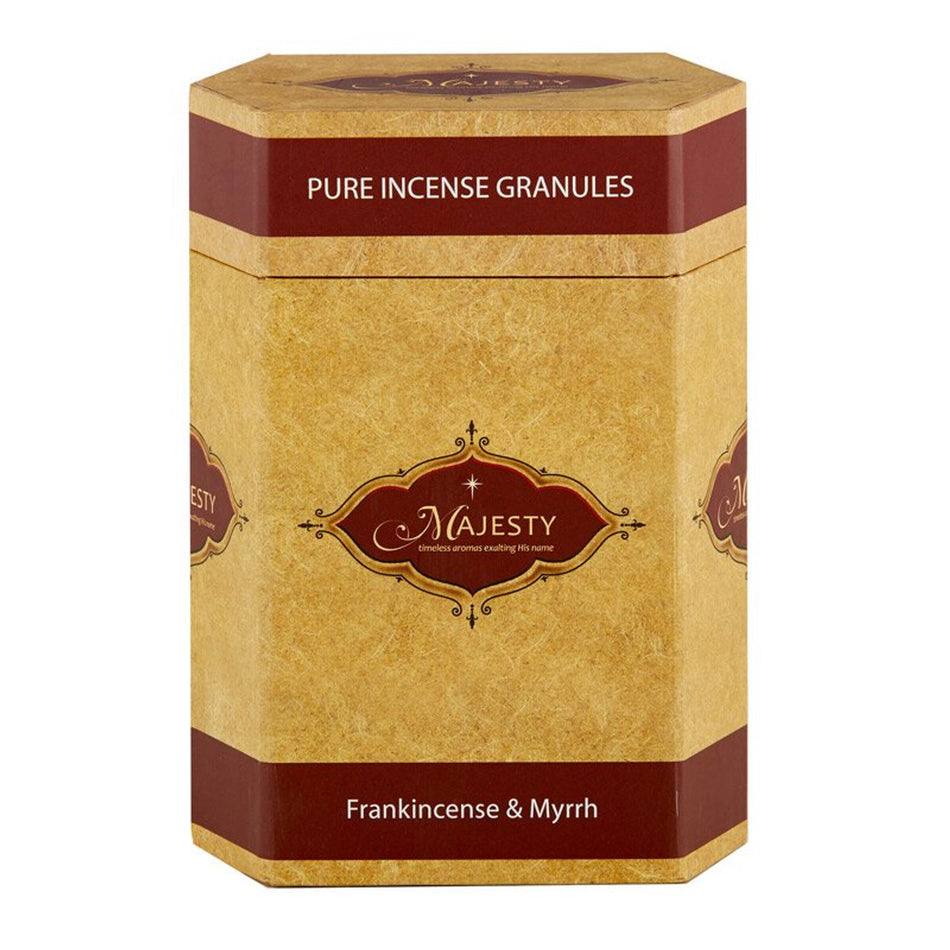 Majesty Incense | Frankincense & Myrrh | 1 lb Container | Case of 6