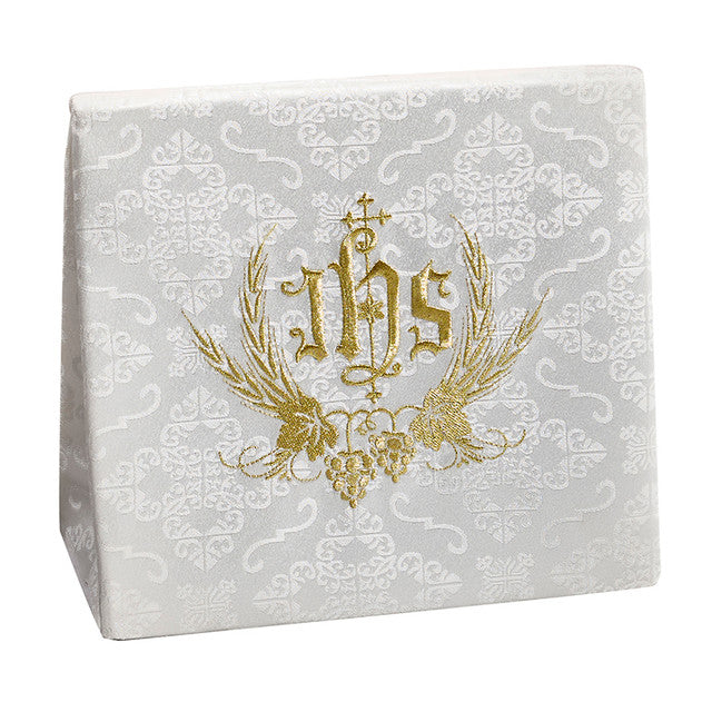 IHS Chalice Burse | Gold Embroidered IHS | Liturgical Burse