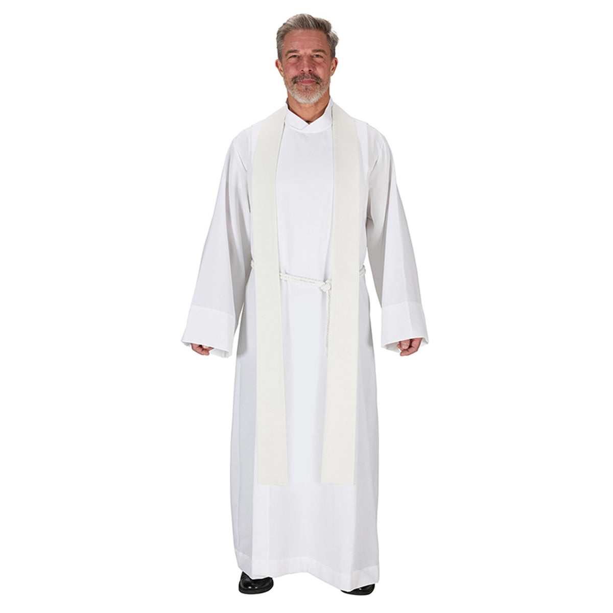 Small Grape Cross Chasuble | Embroidered Polyester Jacquard Vestment by Murphy Robe, product view 4