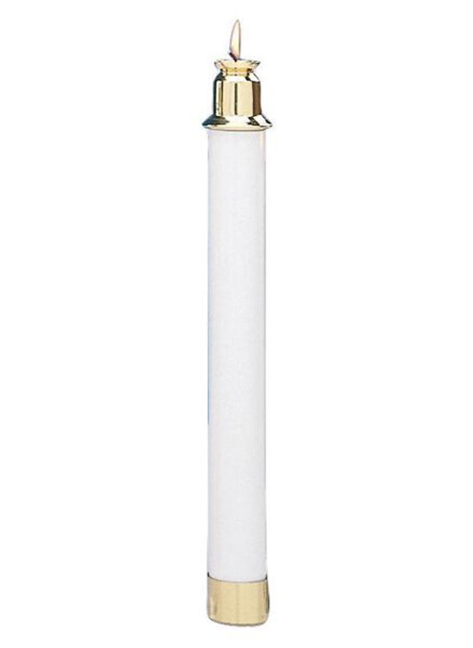 Tube Candle for Altar Candlestick - 2 per pack