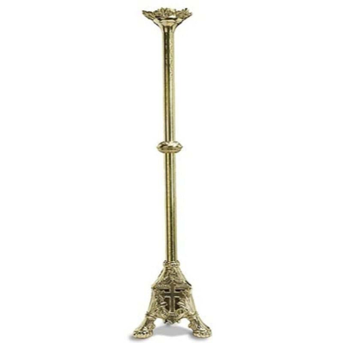 Sudbury Majesty Paschal Candlestick - 43-1/2" Tall, one of the items in the Majesty Paschal Candlestick with Christus Rex Paschal Candle and Follower. A photograph of the assembled set is pending.