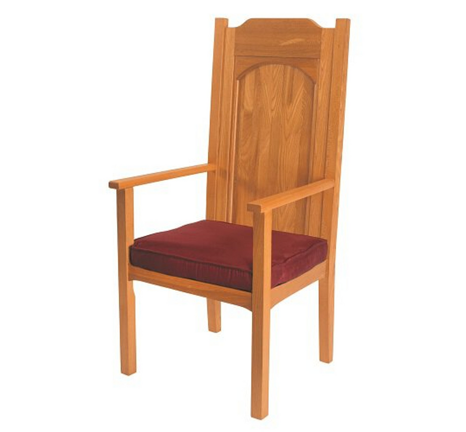 Abbey Celebrant Chair - Walnut or Medium Oak Stain