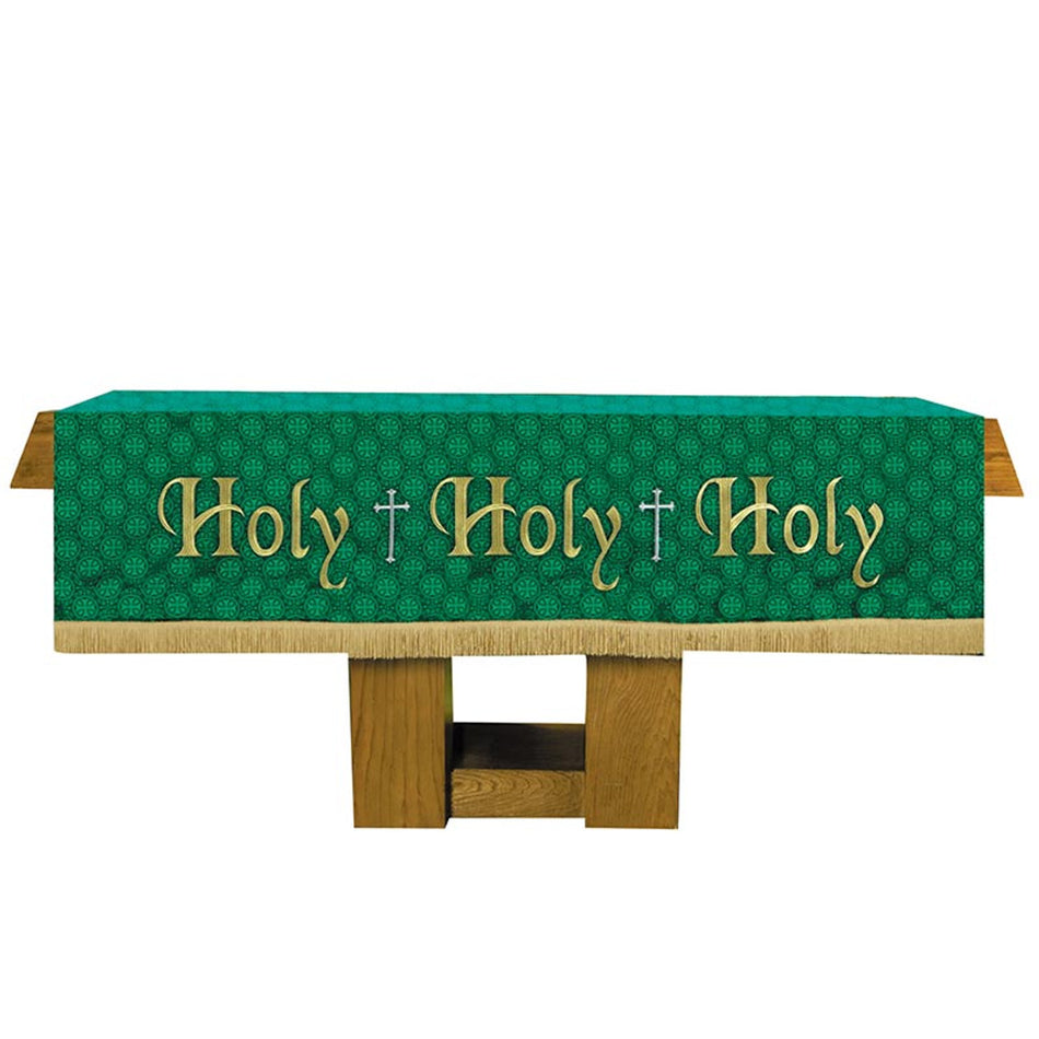 Maltese Cross Jacquard Altar Frontal - Green)