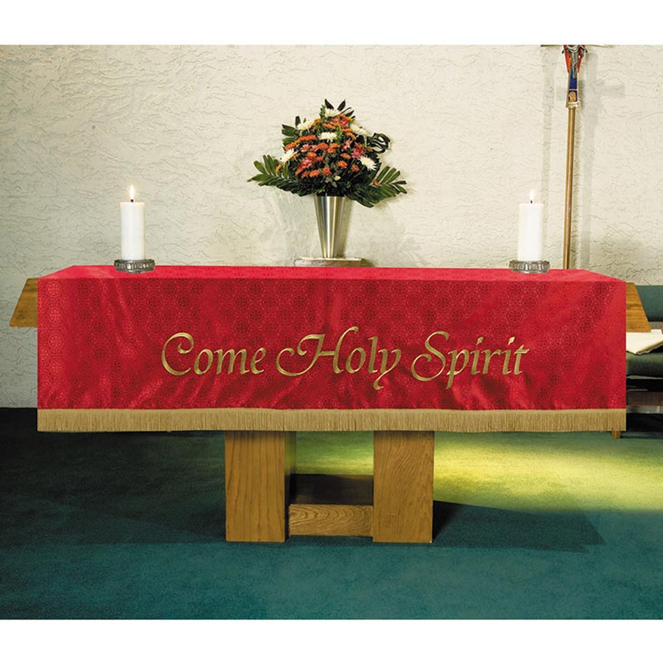 Maltese Cross Jacquard Altar Frontal - Red