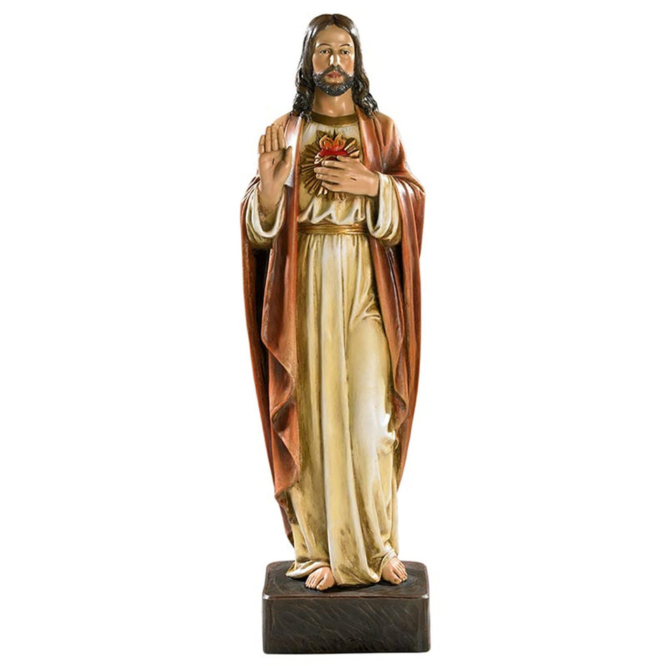 Sacred Heart Statue - Avignon Collection - Handcrafted by Joseph Studios