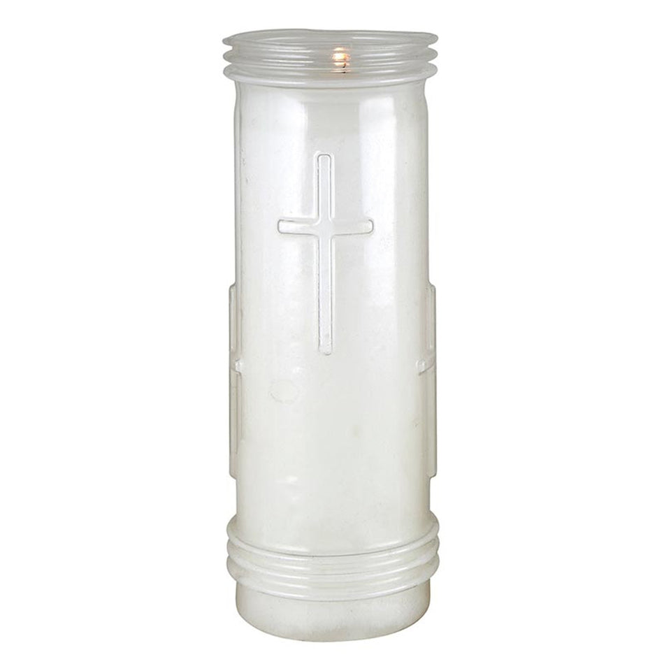 PrayerLights : 6 Day Candles in Plastic