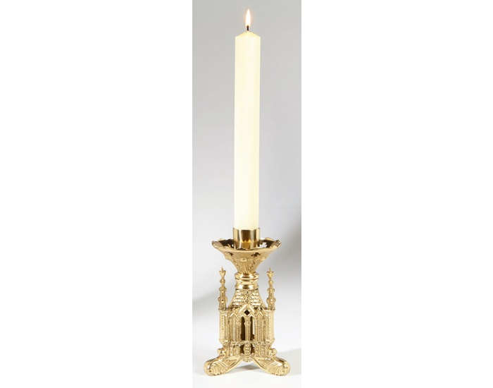 San Pietro Series Altar Candlestick - 8-3/4" Height