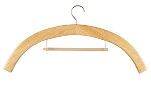 Vestment Wooden Hanger - Medium Oak - 6/PK