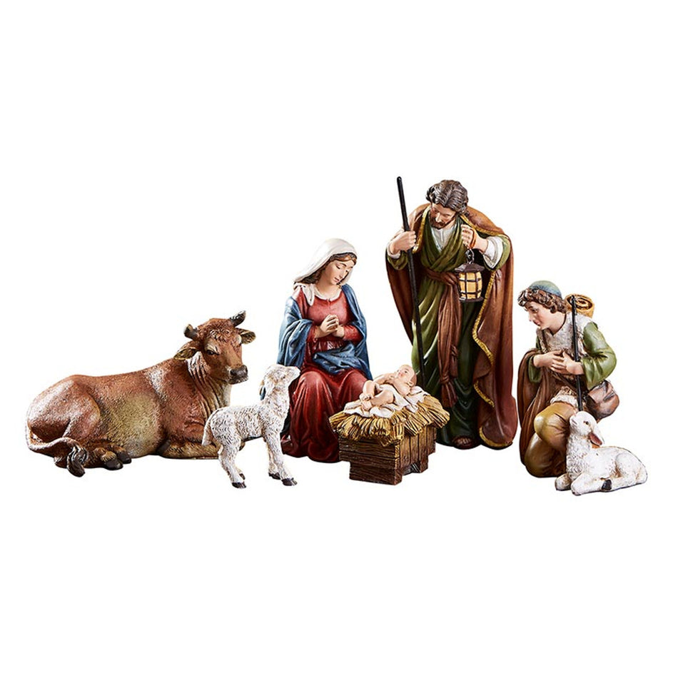 5" H Michael Adams 6-pc Nativity Set