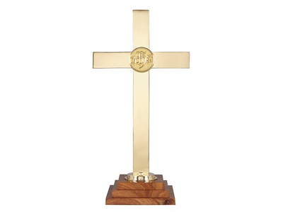 Chapel Altar Cross with IHS Emblem