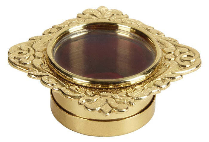 Round Personal Reliquary - Brass