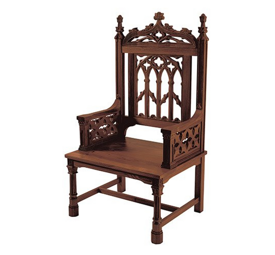 Canterbury Celebrant Chair - Walnut or Medium Oak