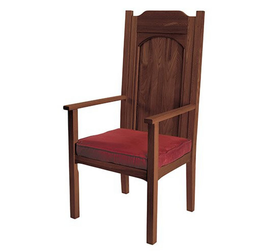 Abbey Celebrant Chair - Walnut or Medium Oak Stain