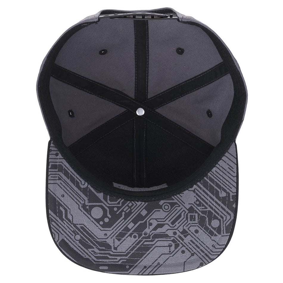 Send Me Gray and Black Snapback Baseball Cap - Isaiah 6:8 by Christian Art Gifts, product view 2