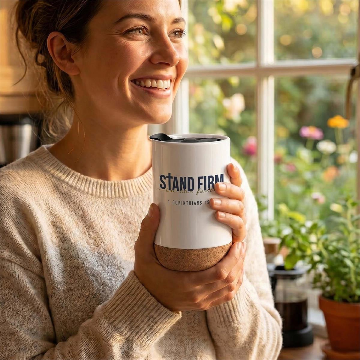 Cork Bottom Tumbler Stand Firm by Dicksons, product view 2