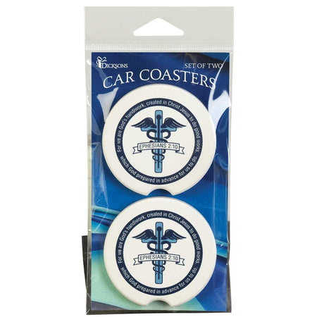 Car Coasters Nurse God Took His 2 Pk by Dicksons, product view 2