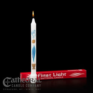 First Light Baptismal Candle