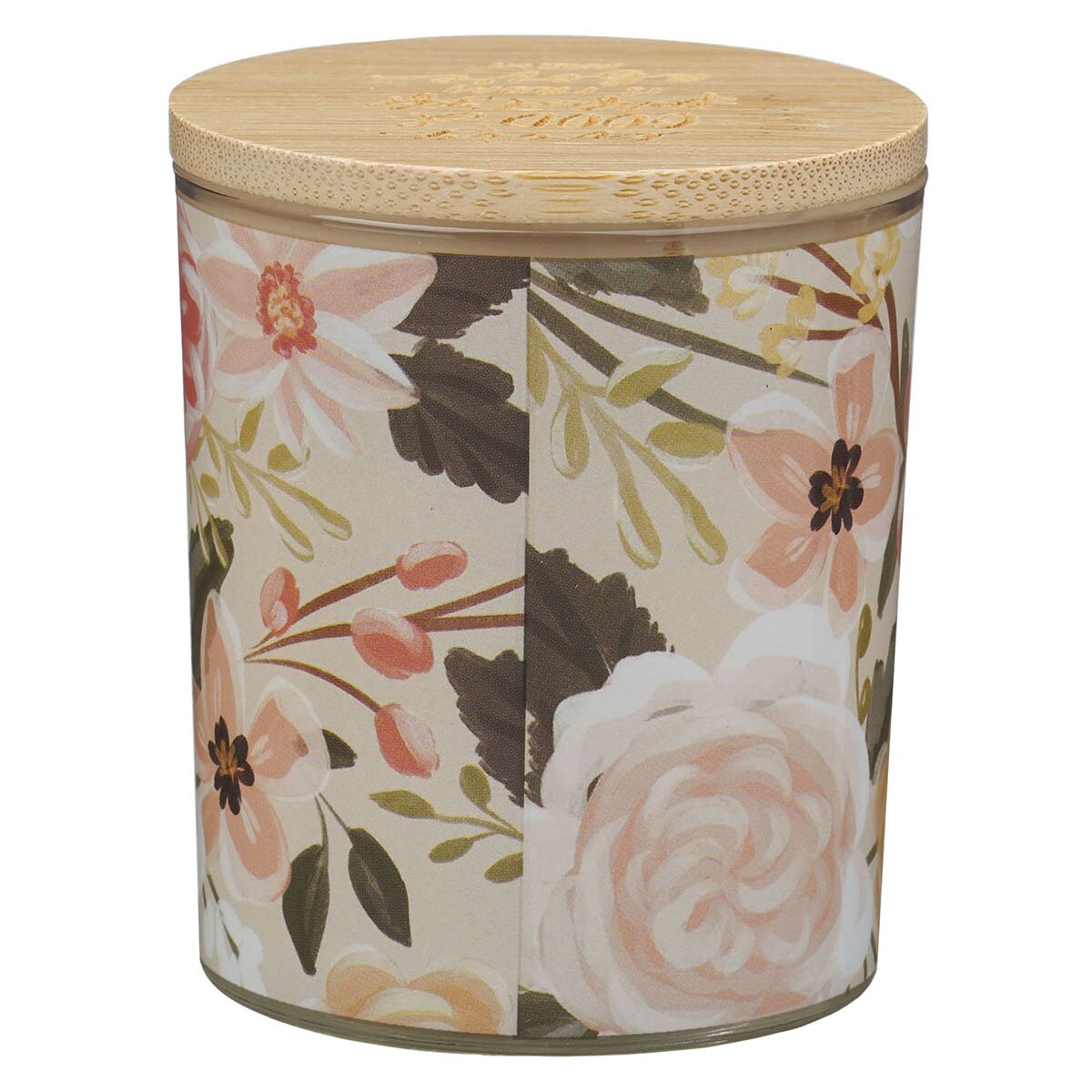 Every Good and Perfect Gift Rainwater Lotus Scented Candle - James 1:17 by Christian Art Gifts, product view 2