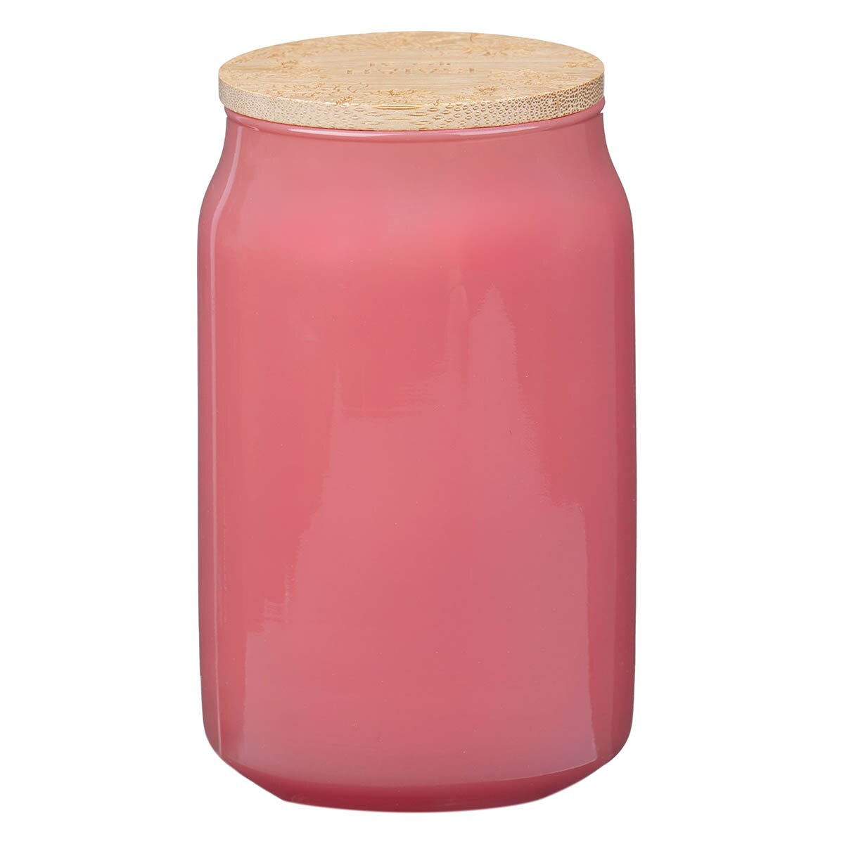 Trust In The Lord Coral Cascade Citrus Grove Scented Glass Candle in a Glass Jar - Isaiah 40:31, product view 3