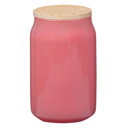 Trust In The Lord Coral Cascade Citrus Grove Scented Glass Candle in a Glass Jar - Isaiah 40:31, product view 3