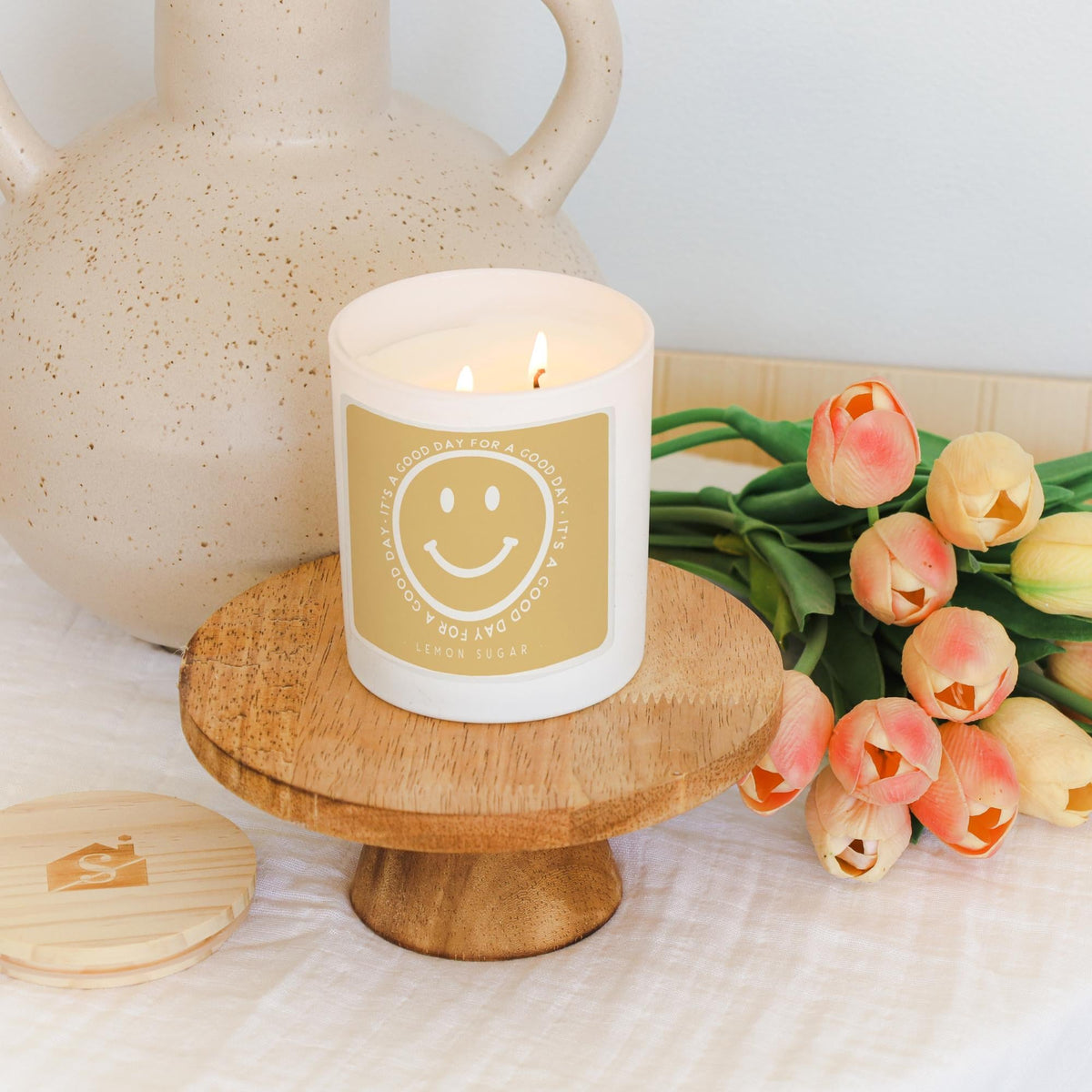 Good Day Smiley Soy-Based Candle by Anchor Christian Distributors, product view 3