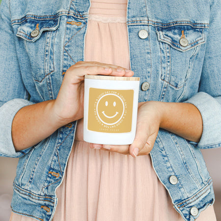 Good Day Smiley Soy-Based Candle by Anchor Christian Distributors, product view 4