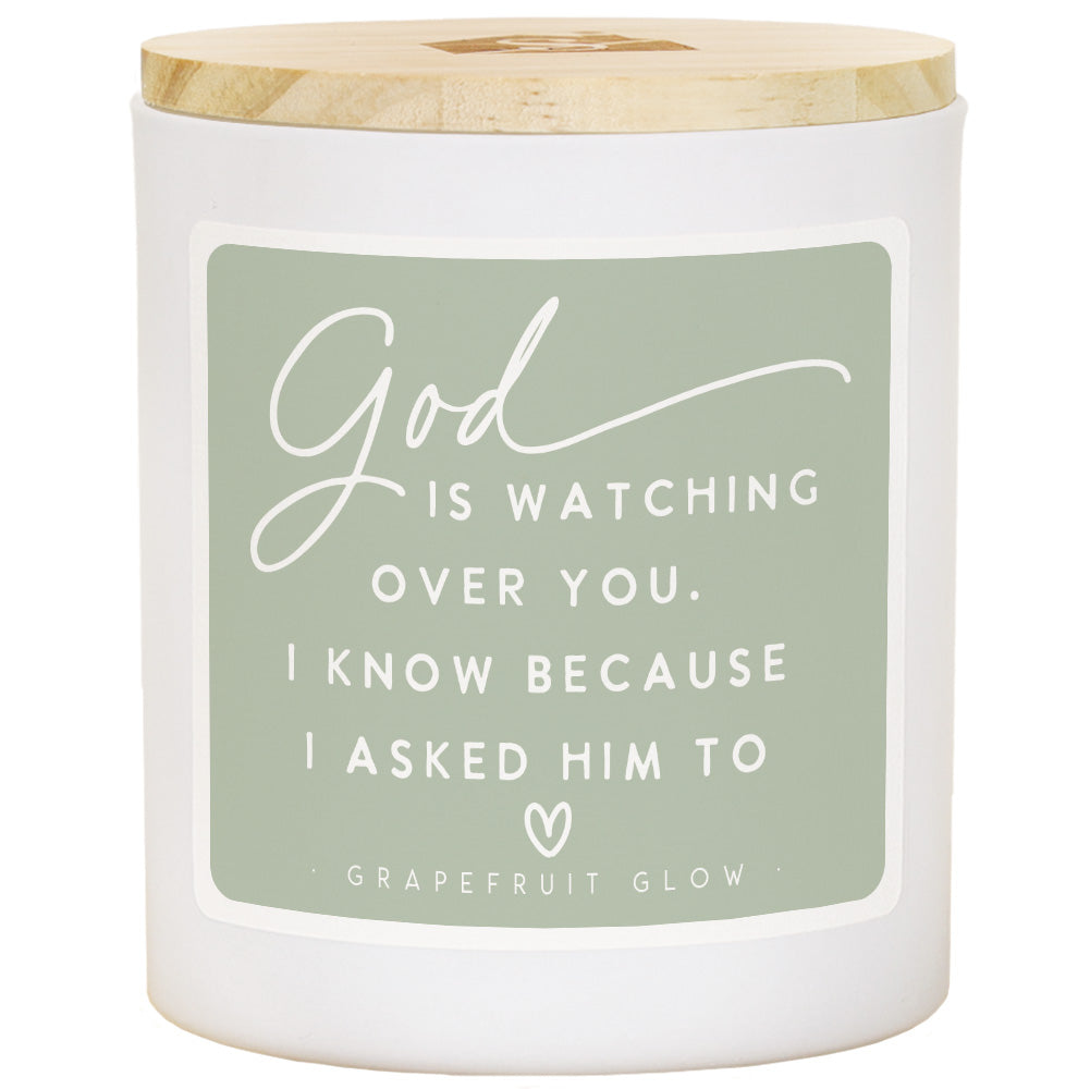God Is Watching Faith Soy-Based Candle by Anchor Christian Distributors