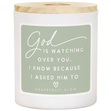God Is Watching Faith Soy-Based Candle by Anchor Christian Distributors