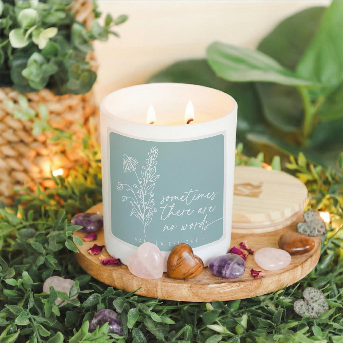 No Words Memorial Soy-Based Candle by Anchor Christian Distributors, product view 3
