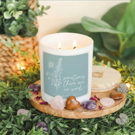 No Words Memorial Soy-Based Candle by Anchor Christian Distributors, product view 3
