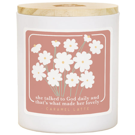 Talked To God Daily Spring Soy-Based Candle by Anchor Christian Distributors
