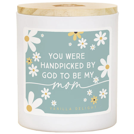 Handpicked By God Mom Gift Soy-Based Candle by Anchor Christian Distributors