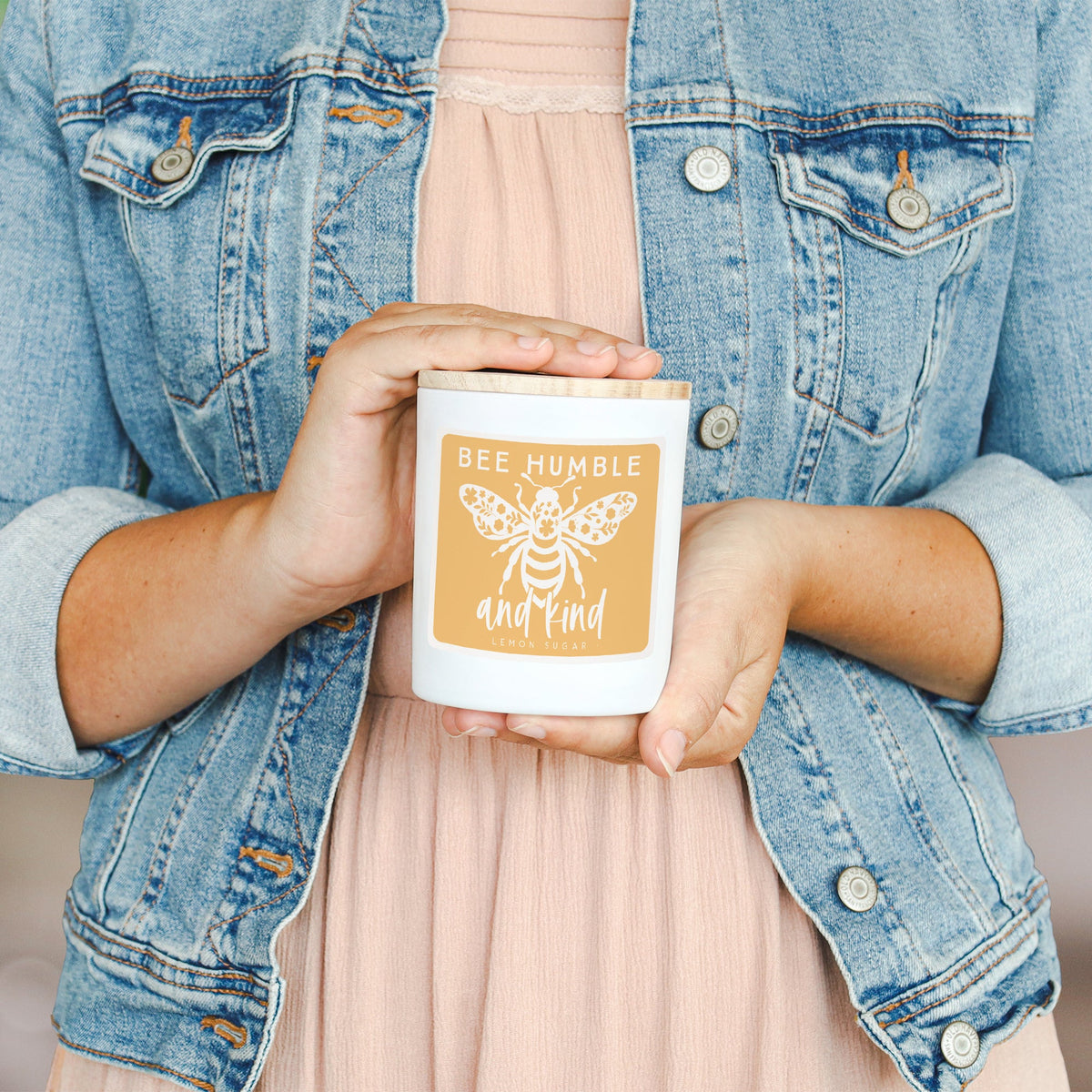 Bee Humble Spring Soy-Based Candle by Anchor Christian Distributors, product view 4