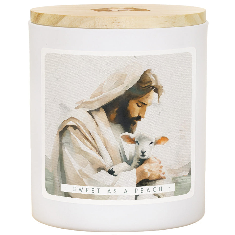 Jesus Holding Lamb Faith Soy-Based Candle by Anchor Christian Distributors