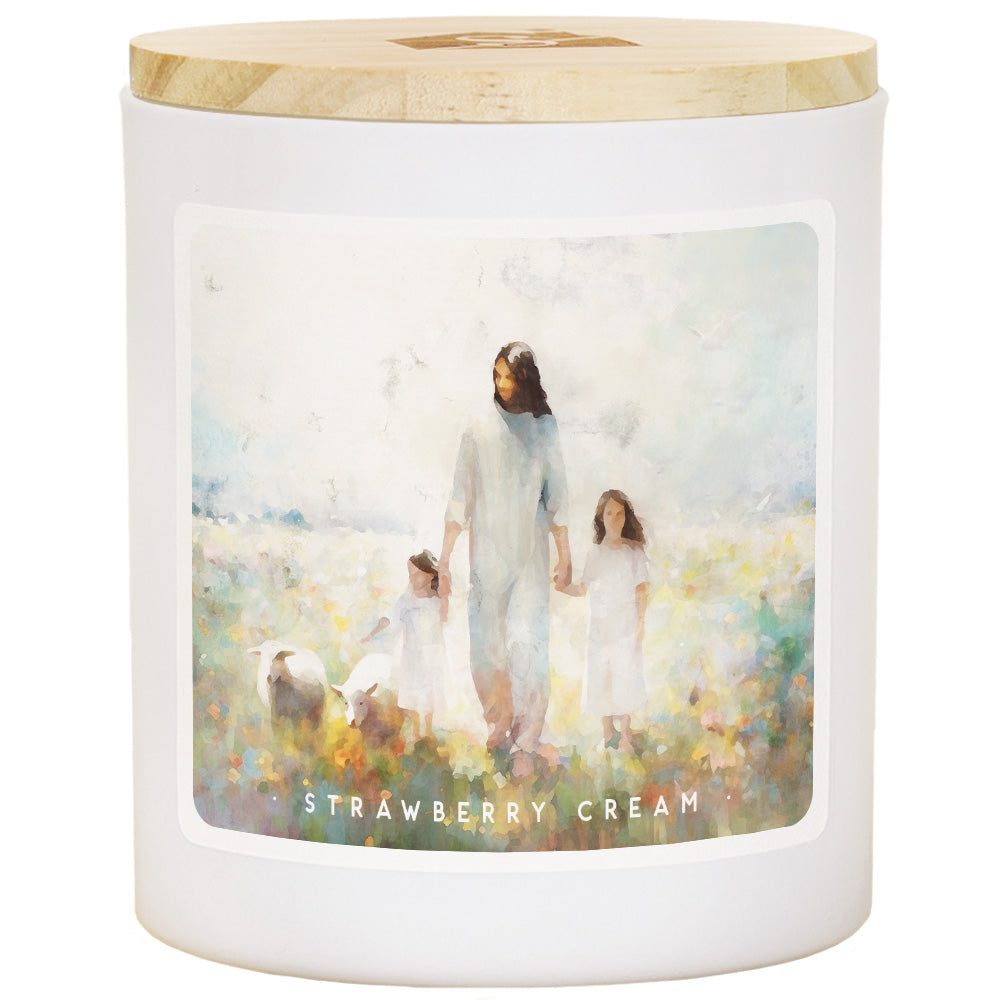 Jesus Children Art Faith Soy-Based Candle by Anchor Christian Distributors