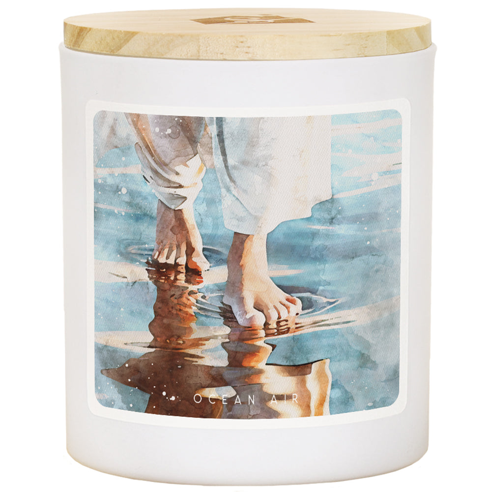 Jesus On Water Faith Soy-Based Candle by Anchor Christian Distributors