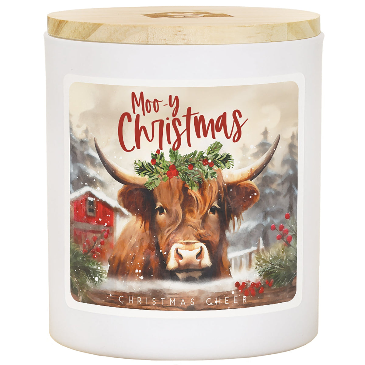 Moo-y Christmas Christmas Soy-Based Candle by Anchor Christian Distributors