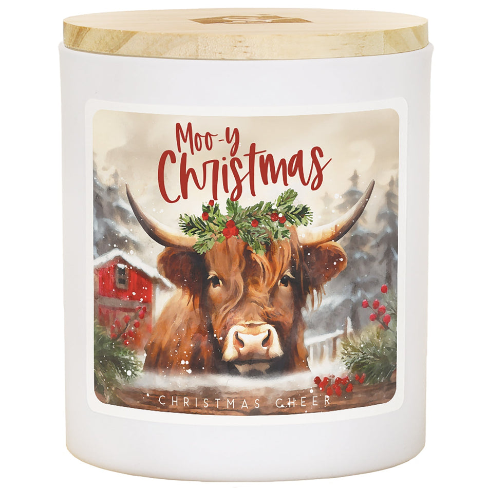 Moo-y Christmas Christmas Soy-Based Candle by Anchor Christian Distributors