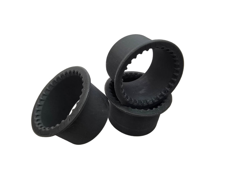 Communion Cup Holder Insert (Silencer) | Deluxe Easy-Release Ridged Rim | Single or 100-Pack